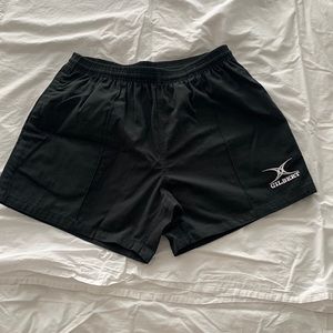 Gilbert Kiwi Pro Black Rugby Shorts